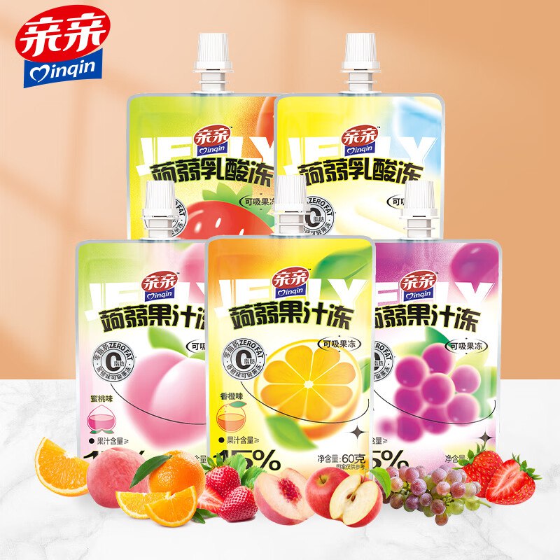 亲亲 蒟蒻果汁吸吸果冻 60g*1支